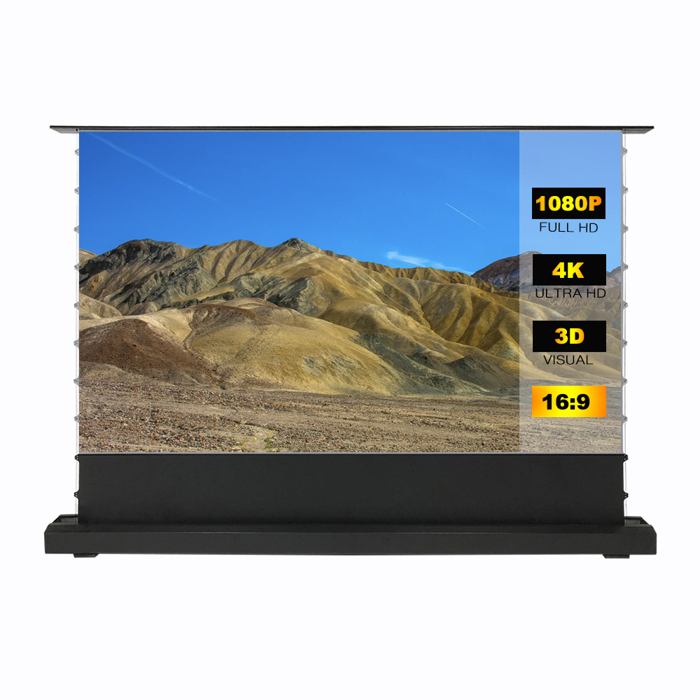 Projector Screen 120 Inch Motorized Ambient - High Quality 120-Inch 4K Motorized Floor