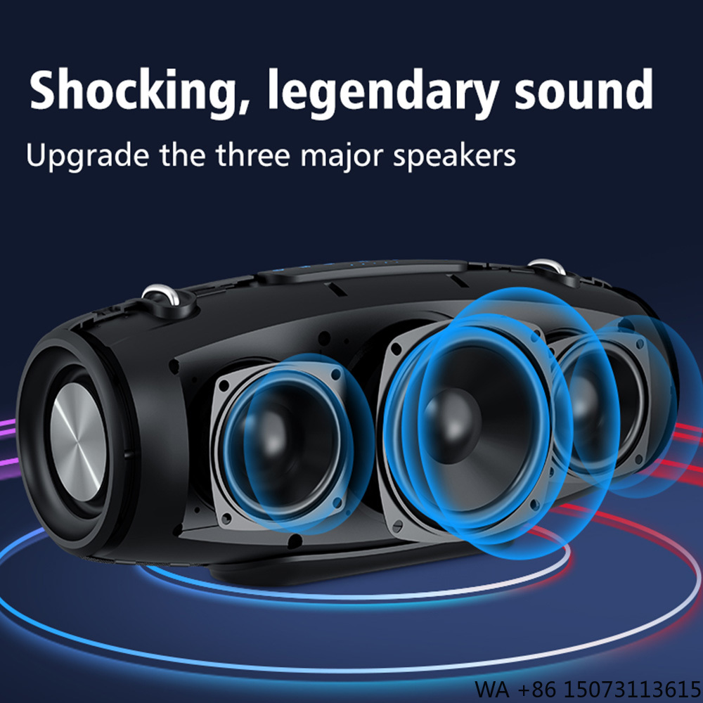 Mini Portable Projector Rechargeable Battery - Portable 30W Waterproof Bluetooth Speaker, Rechargeable