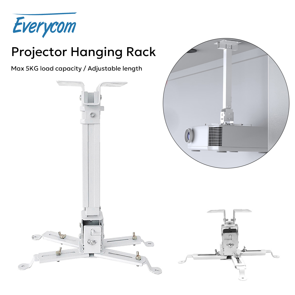 Projector Ceiling Mount Bracket Universal - Everycom Universal Projector Bracket Hanger Adjustable