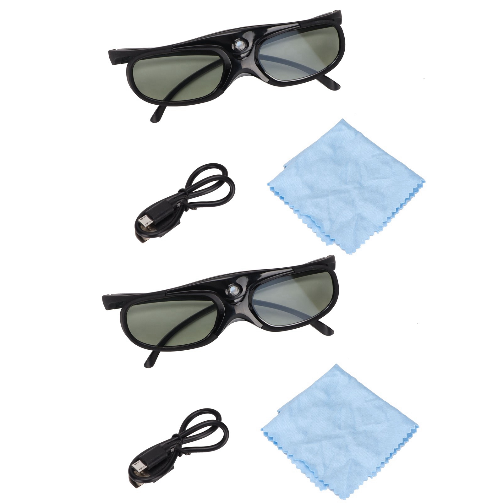 Active 3D Glasses Dlp Link Projector - 2Pcs 3D Projector Glasses 144Hz 3D