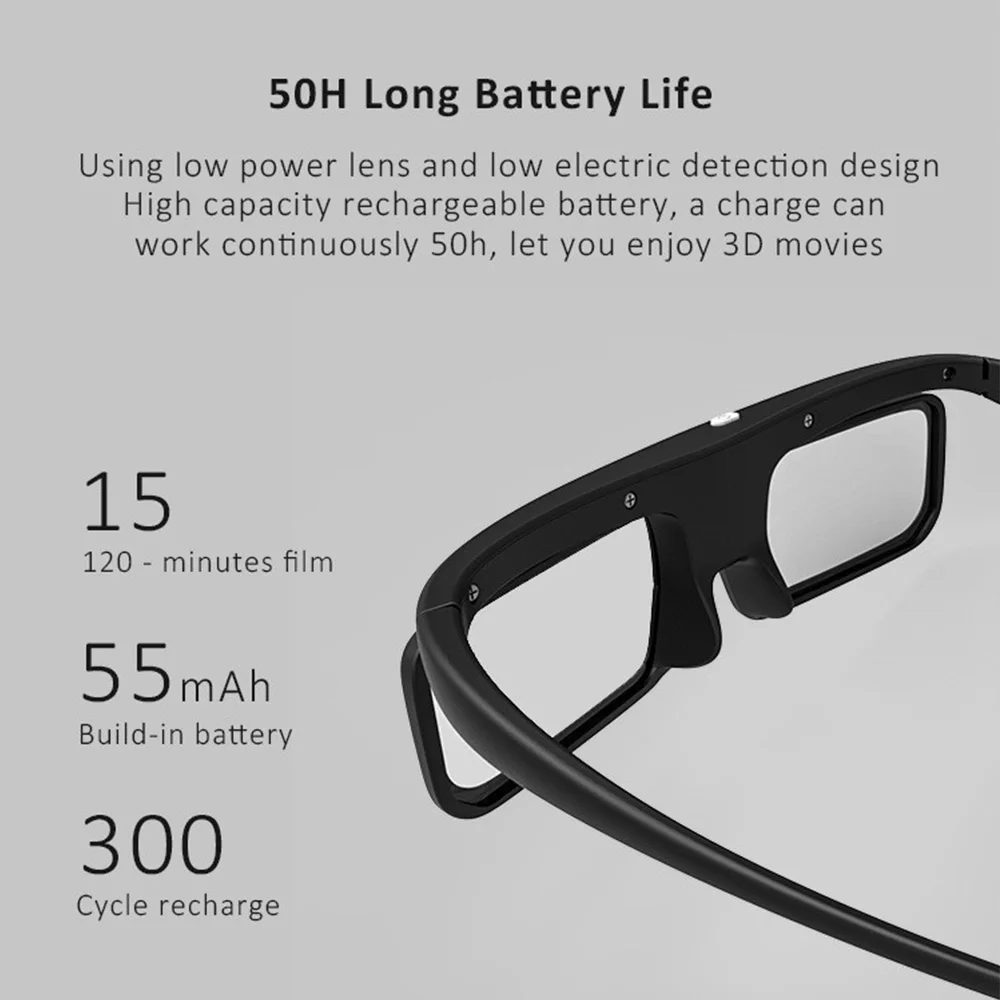 Active 3D Glasses Dlp Link Projector - 3D Glasses DLP Link Real Rechargeable