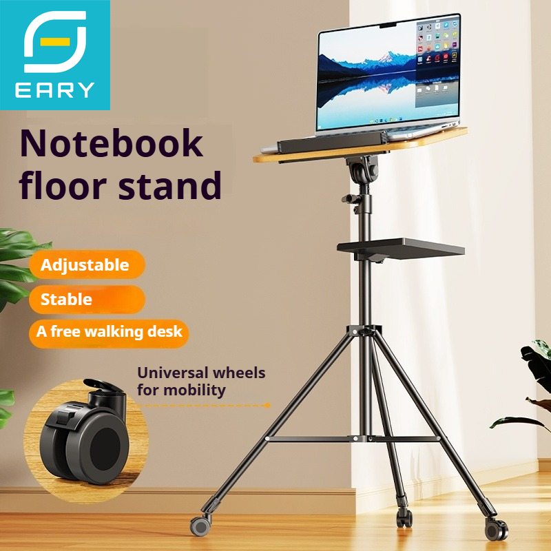 Eary Wooden Laptop Tripod With - đánh giá và giá Projector Floor Stand Tripod Adjustable