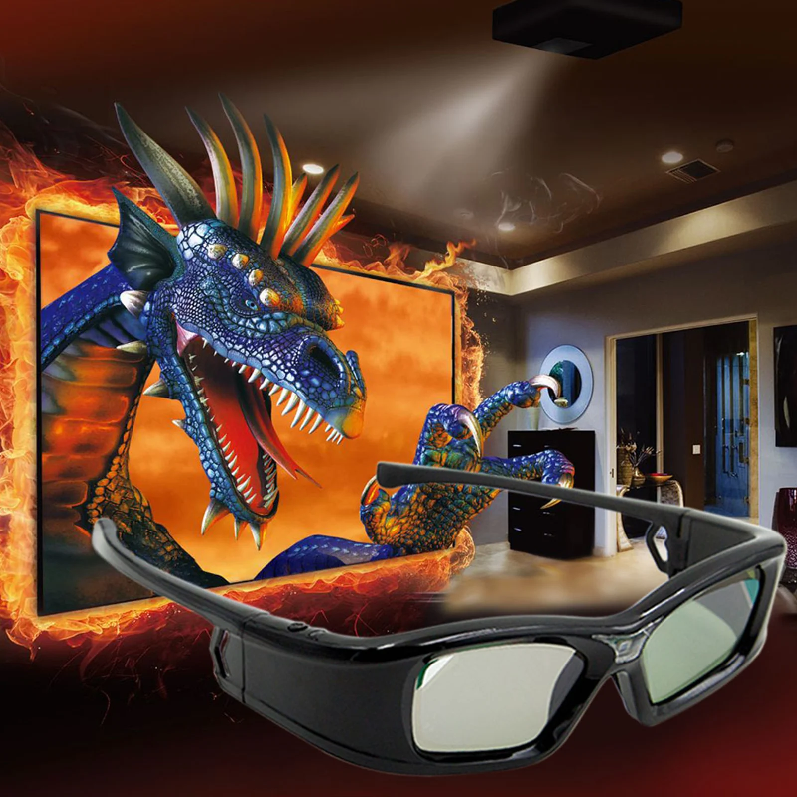 GL410 3D Glasses for Projector - đánh giá và giá Active 3D Glasses Dlp Link Projector