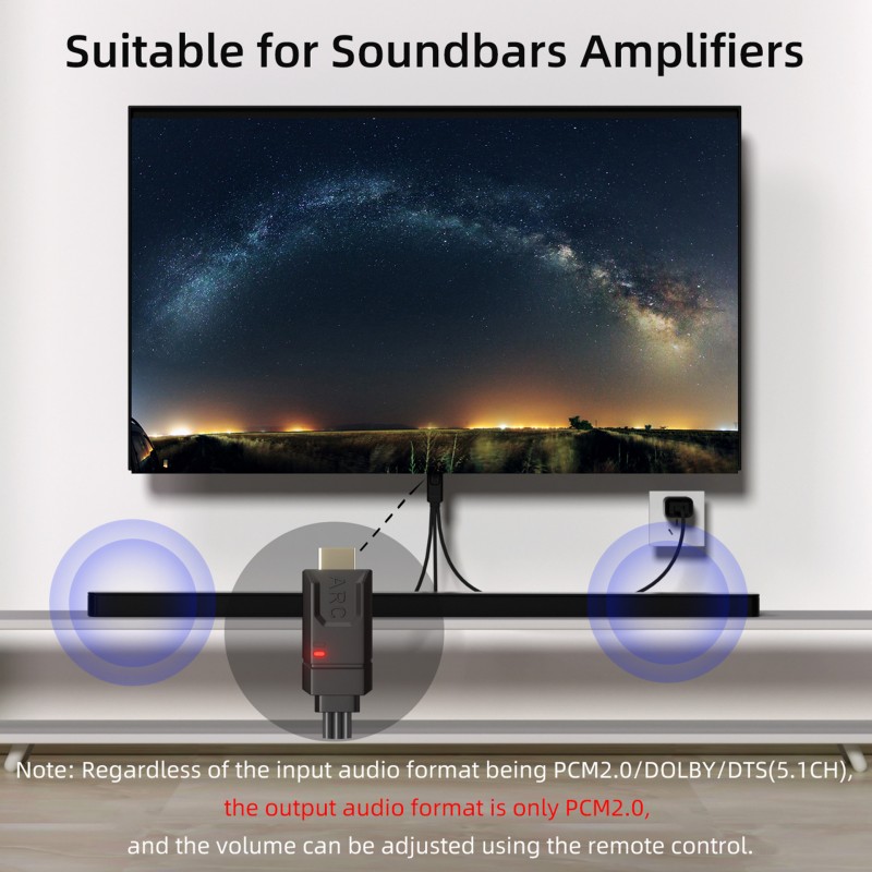 EARC ARC to RCA Audio Extracto - đánh giá và giá Optical Audio Hdmi Earc Extractor