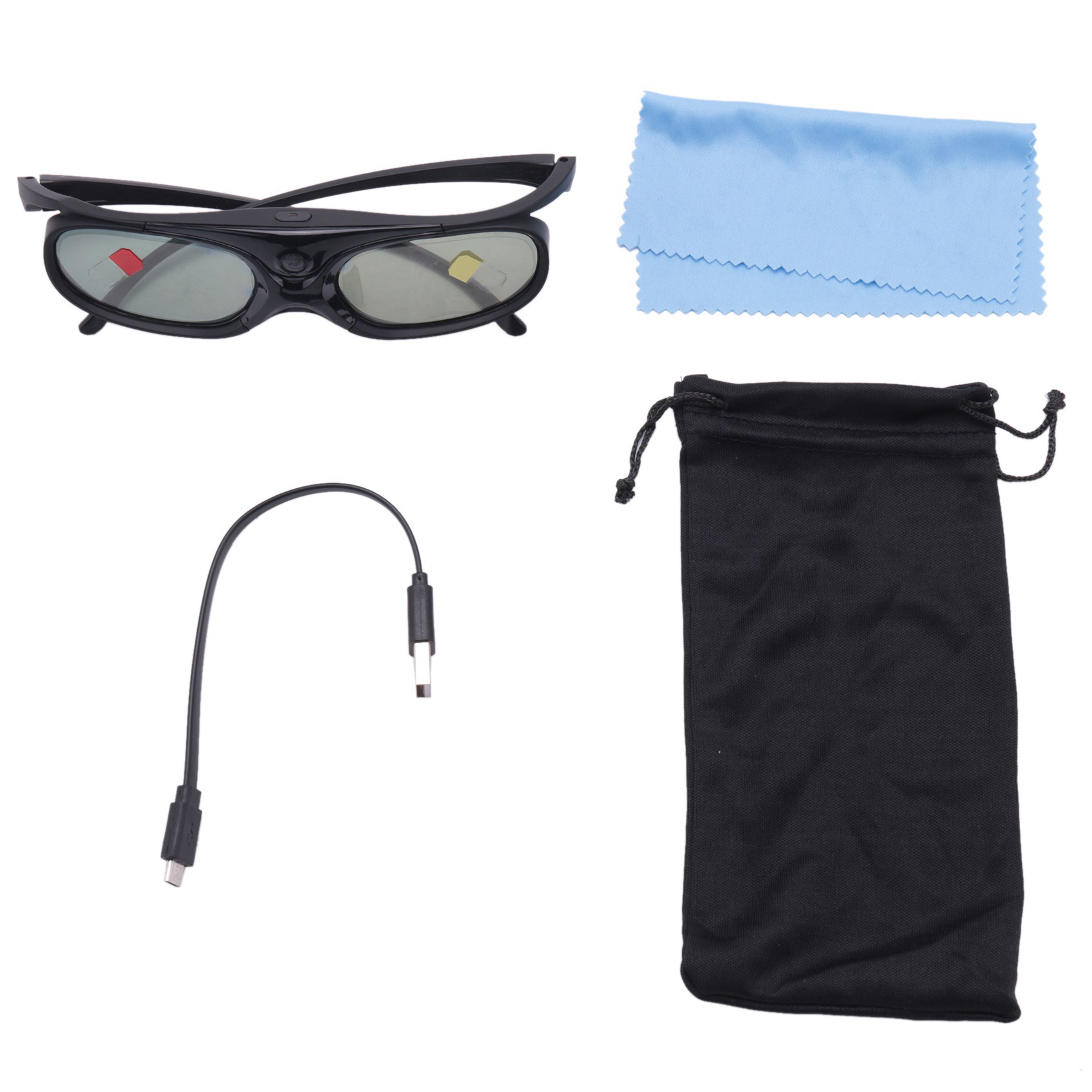 ROO 4 PCS Active Shutter 3D Gl - đánh giá và giá Active 3D Glasses Dlp Link Projector