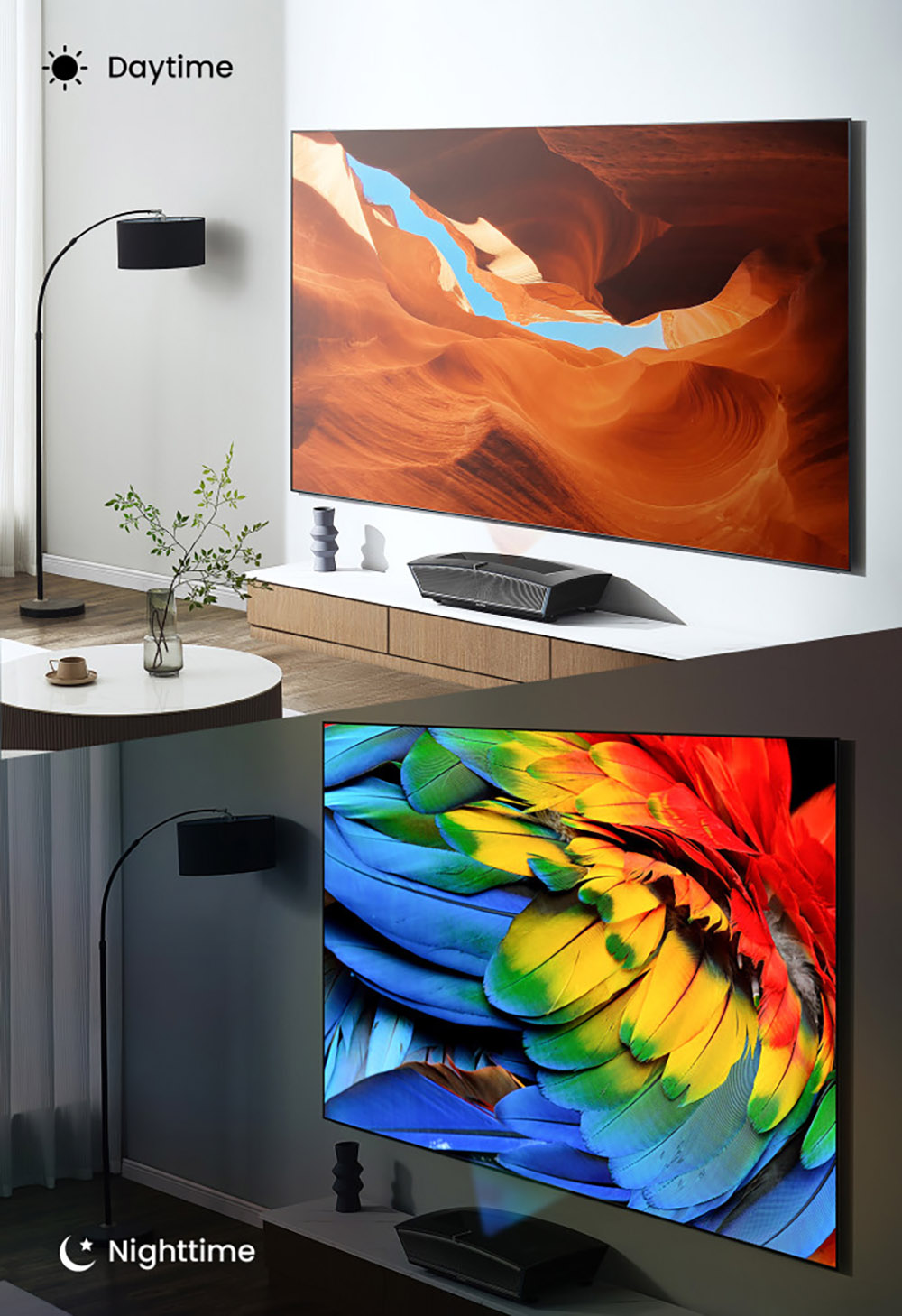 Máy chiếu DLP UST 4K CASIRIS X - đánh giá và giá Ultra Short Throw Laser Projector 4K