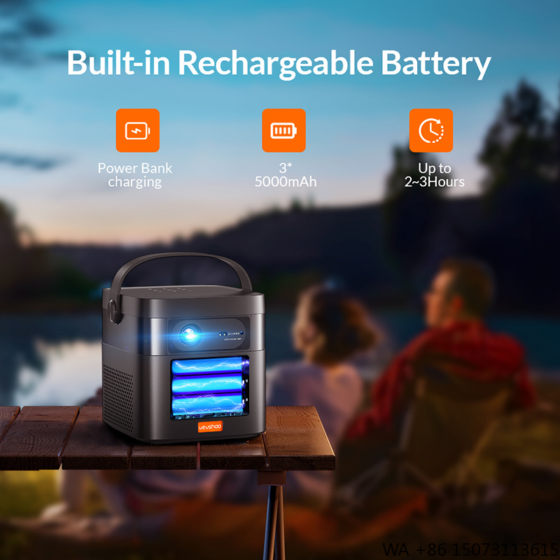 150000mAh Battery Powered Mini - đánh giá và giá Mini Portable Projector Rechargeable Battery