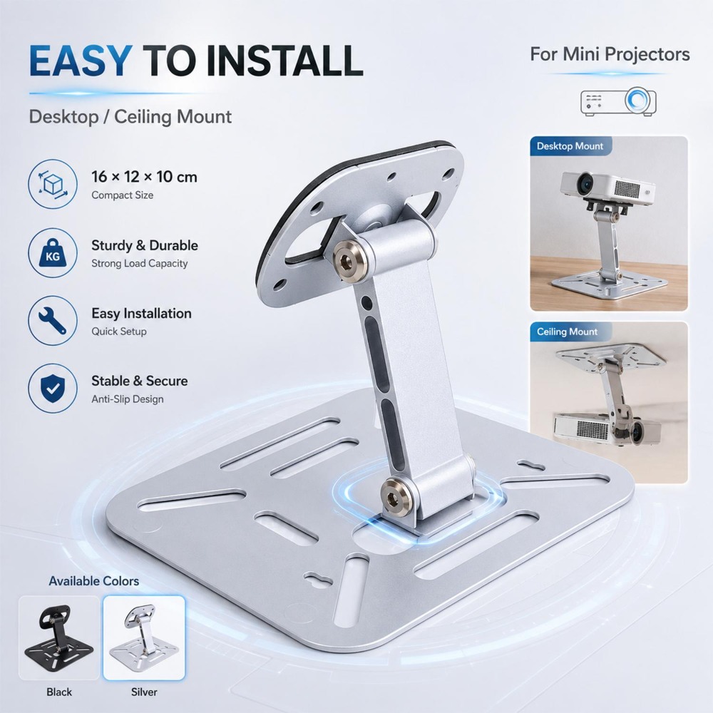 Projector Stand Bracket 360° R - đánh giá và giá Projector Ceiling Mount Bracket Universal