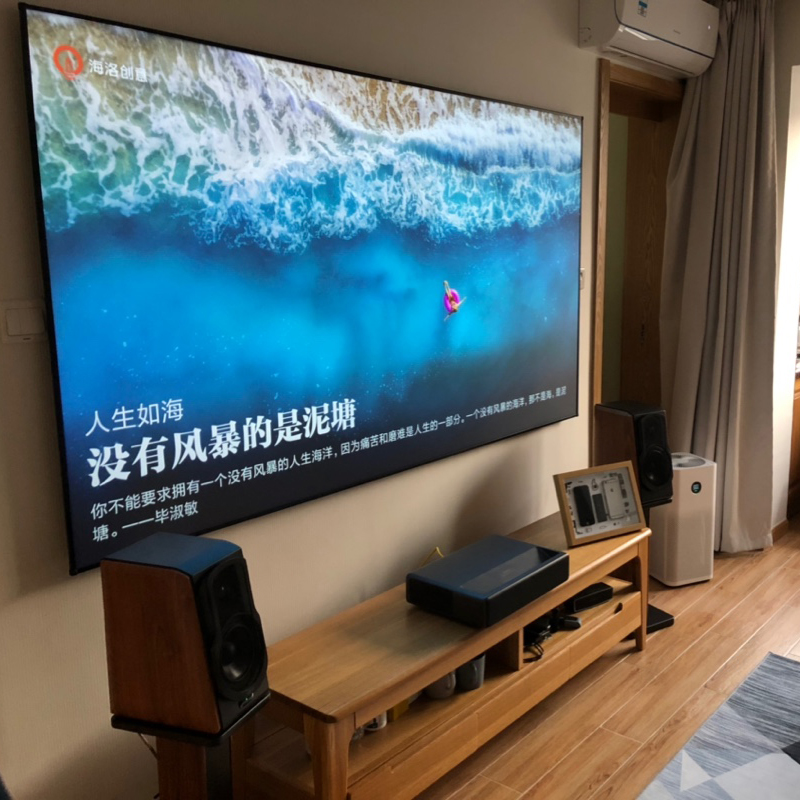 Màn chiếu khung cố định 130 in - đánh giá và giá Alr Ambient Light Rejecting Projector Screen