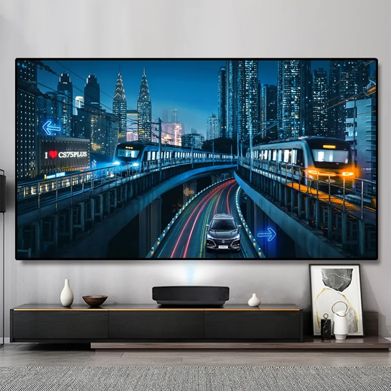 80 Inch New Fresnel 5.0 Pro AL - đánh giá và giá Ultra Short Throw Laser Projector 4K