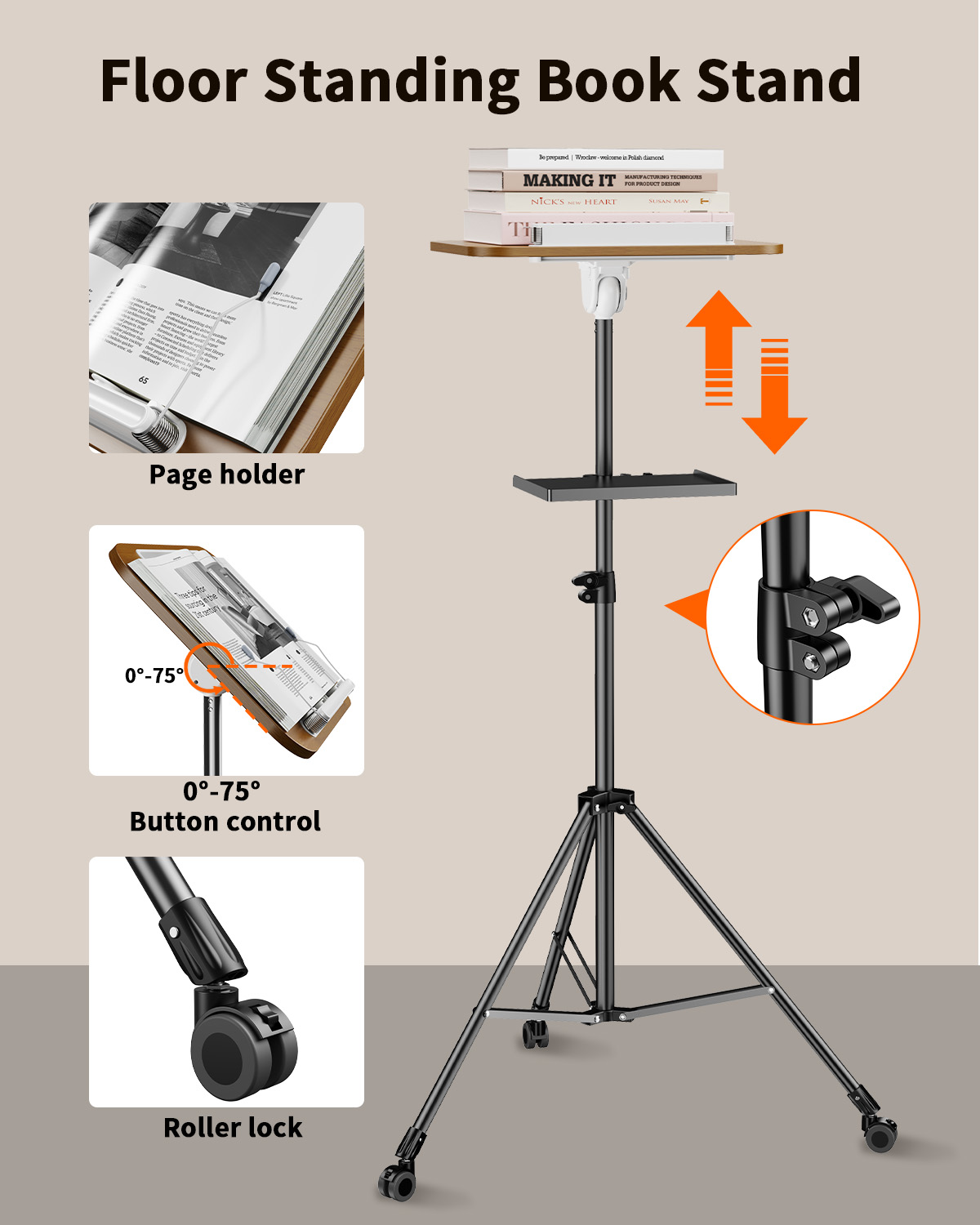 Oatsbasf Portable Laptop Tripo - đánh giá và giá Projector Floor Stand Tripod Adjustable