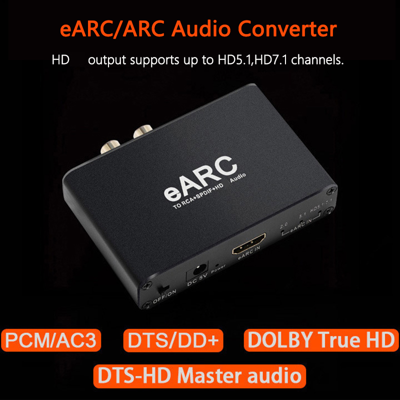 RCA Audio Extractor Converter  - đánh giá và giá Optical Audio Hdmi Earc Extractor