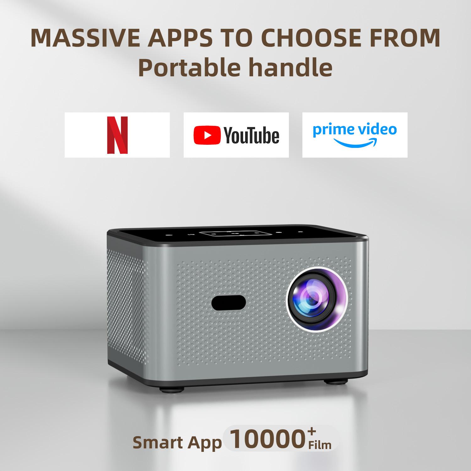 X3 Pro Smart Projector Google  - đánh giá và giá Auto Focus Keystone Correction Projector
