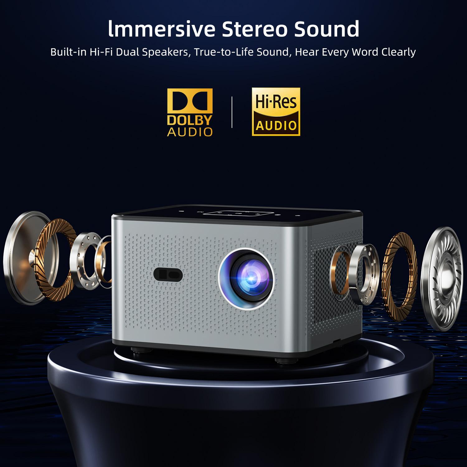 X3 Pro Smart Projector Google  - đánh giá và giá Auto Focus Keystone Correction Projector
