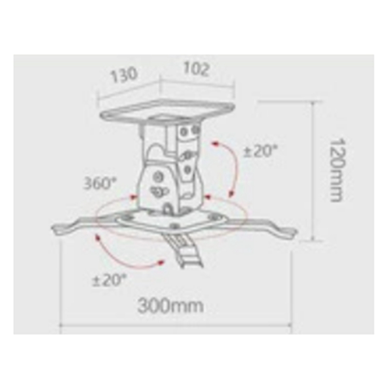 Universal Projector Wall Ceili - đánh giá và giá Projector Ceiling Mount Bracket Universal