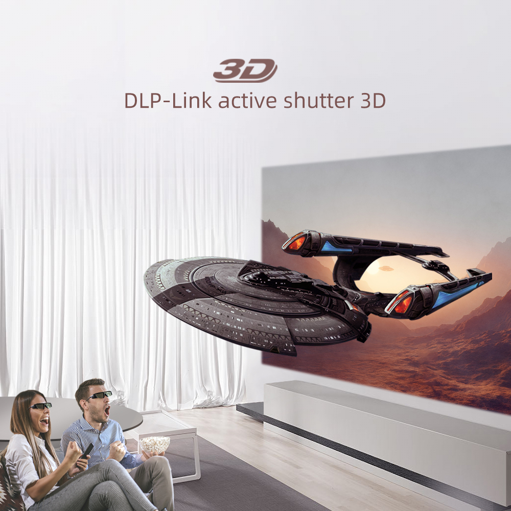 BYINTEK GL1800 DLP-Liên Kết Mà - đánh giá và giá Active 3D Glasses Dlp Link Projector