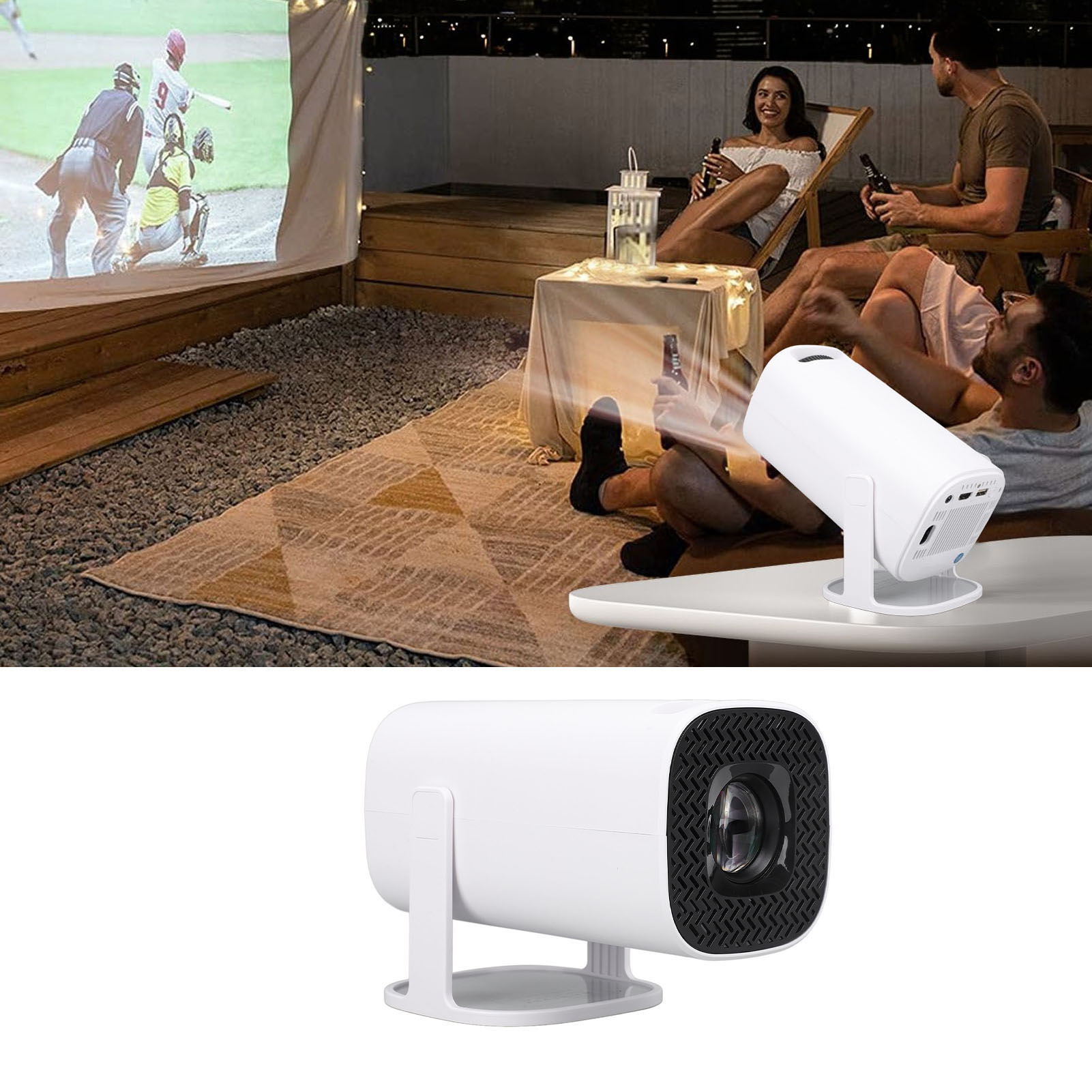 P30 1080P FHP 4K LED Projector - đánh giá và giá 4K Smart Projector Android 11 Wifi 6