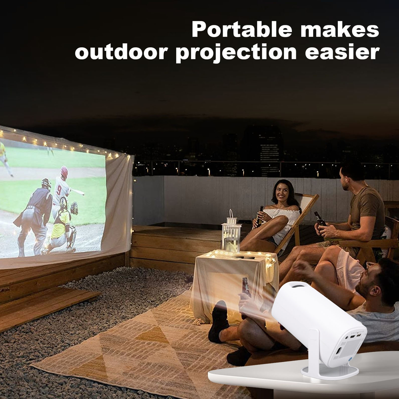 P30 1080P FHP 4K LED Projector - đánh giá và giá 4K Smart Projector Android 11 Wifi 6