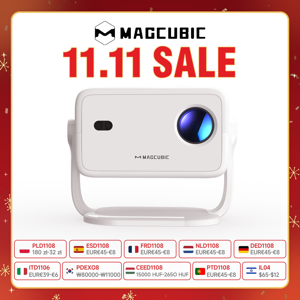 Magcubic 8K L018 Projector 650 - đánh giá và giá Auto Focus Keystone Correction Projector