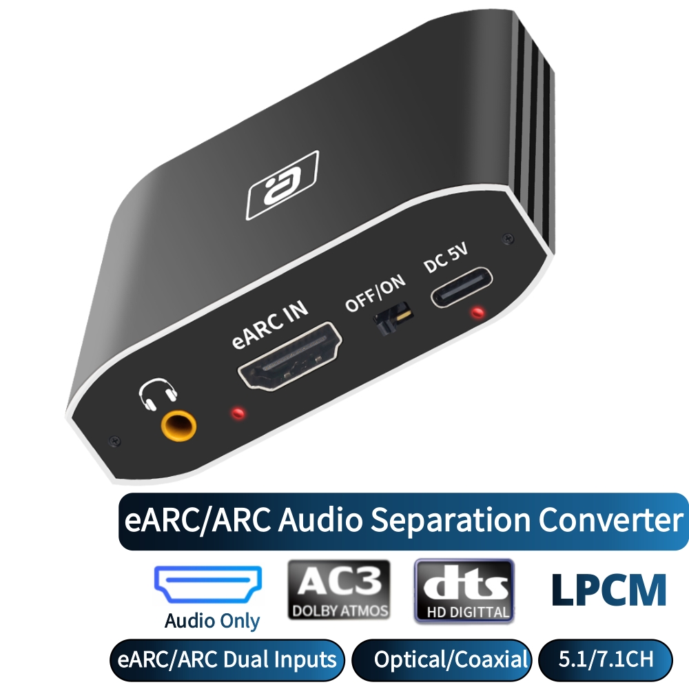 EARC Audio Extractor 192Khz DA - đánh giá và giá Optical Audio Hdmi Earc Extractor