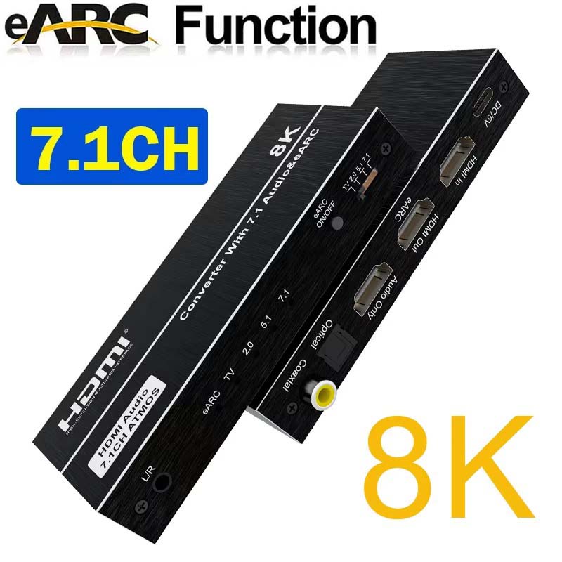 8K HDMI Audio Extractor with e - đánh giá và giá Optical Audio Hdmi Earc Extractor
