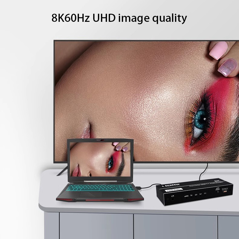 8K HDMI Audio Extractor with e - đánh giá và giá Optical Audio Hdmi Earc Extractor
