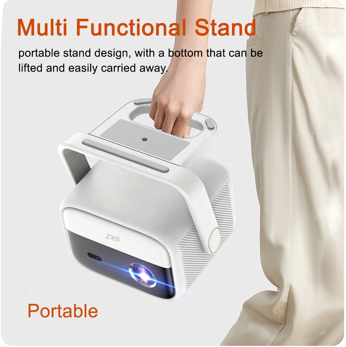 Outdoor Build-in Battery 20800 - đánh giá và giá Mini Portable Projector Rechargeable Battery