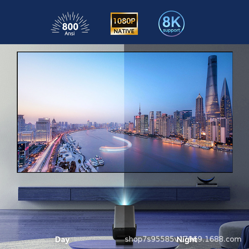 LGOODVIN X7AR Smart Projector  - đánh giá và giá Auto Focus Keystone Correction Projector