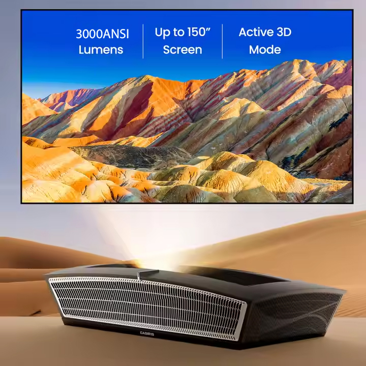 CASIRIS H6 Pro 4K UHD Ultra Sh - đánh giá và giá Ultra Short Throw Laser Projector 4K