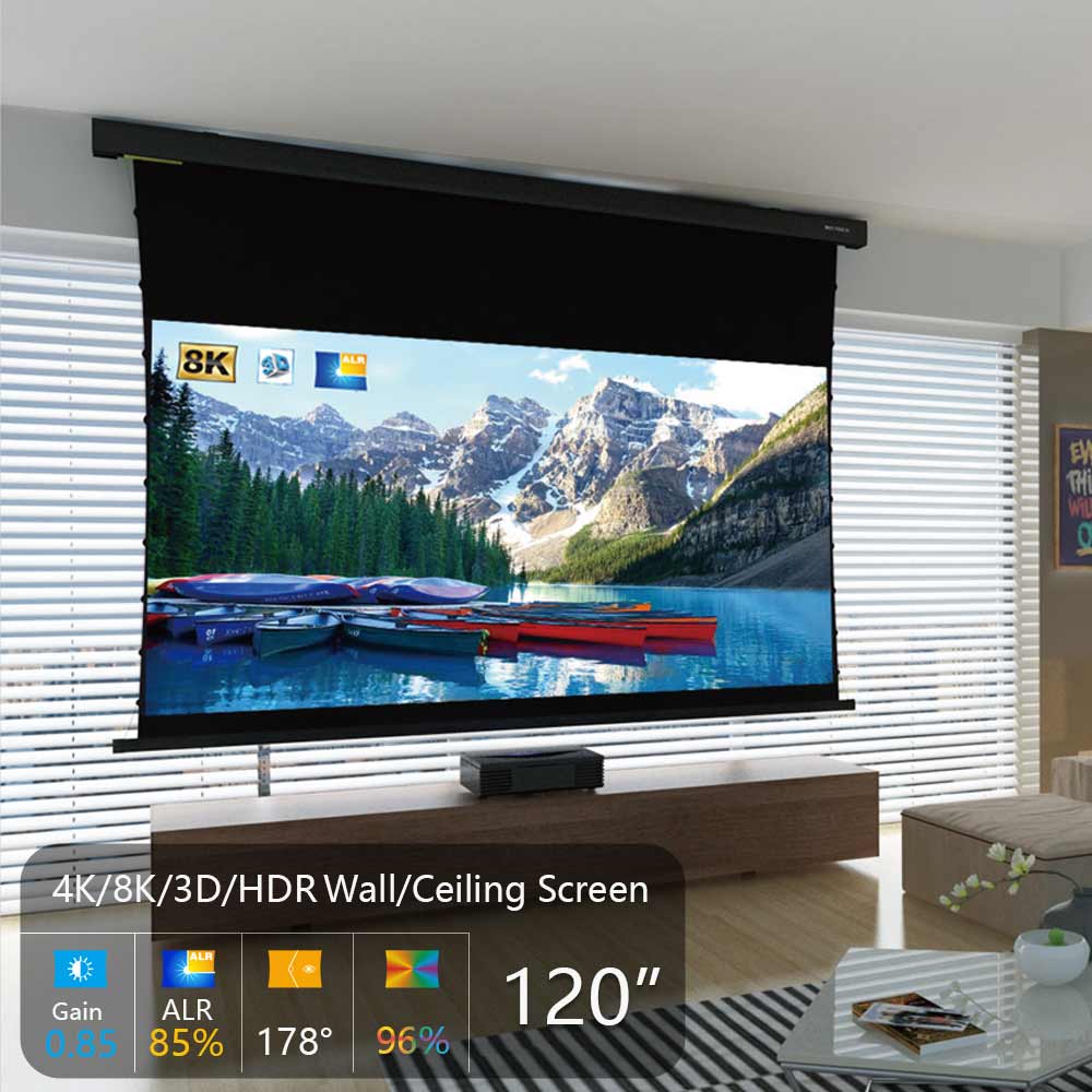 120 inch Motorized Ceiling Ele - đánh giá và giá Projector Screen 120 Inch Motorized Ambient