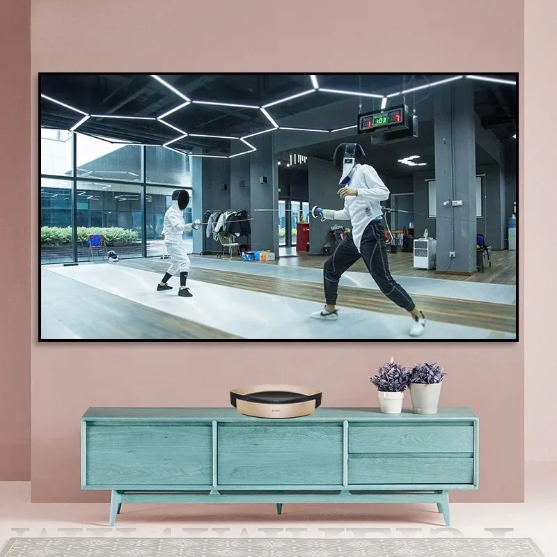 80 100 120 inch Ultra short th - đánh giá và giá Alr Ambient Light Rejecting Projector Screen