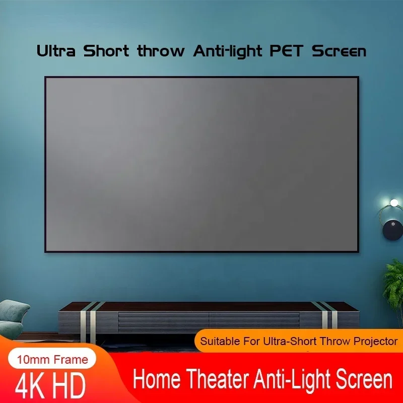 80 100 120 inch Ultra short th - đánh giá và giá Alr Ambient Light Rejecting Projector Screen