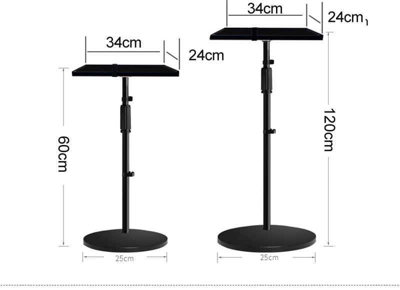 PMA-T3-60120 5KG 600-1200MM Đa - đánh giá và giá Projector Floor Stand Tripod Adjustable