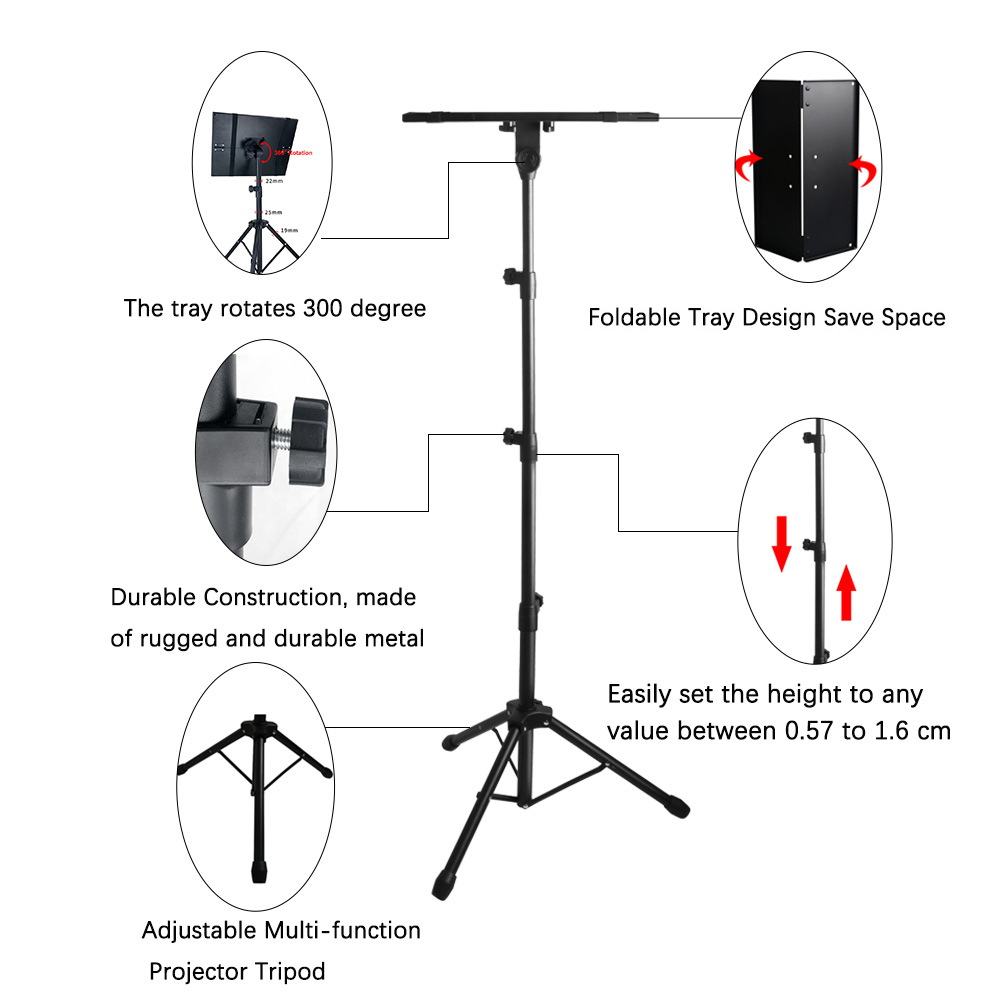 1-10KG Máy Chiếu Chân Máy TD98 - đánh giá và giá Projector Floor Stand Tripod Adjustable