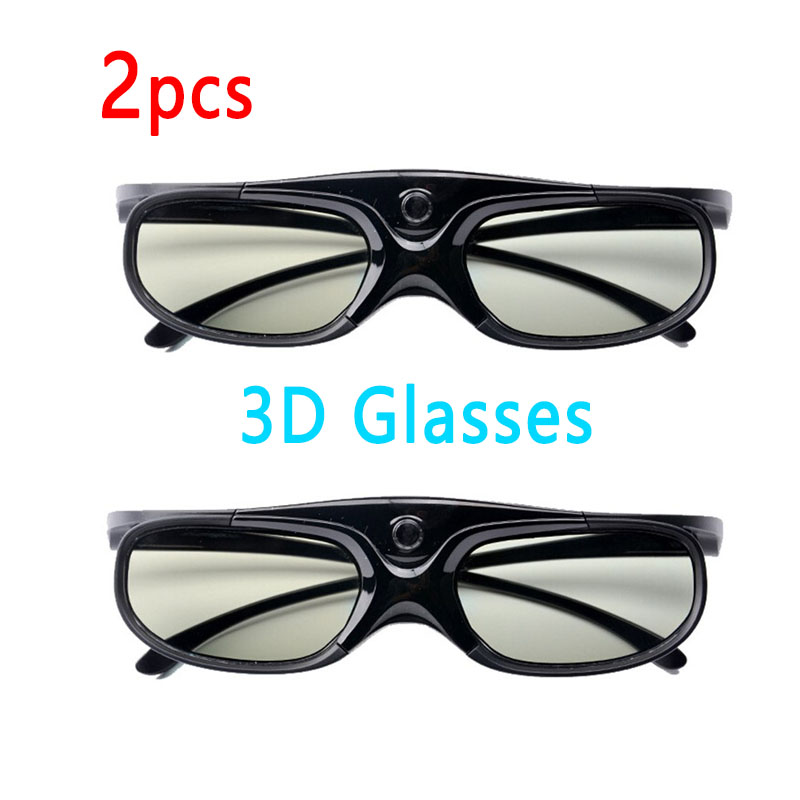 2PCS/1PC 3D Universal Glasses  - đánh giá và giá Active 3D Glasses Dlp Link Projector