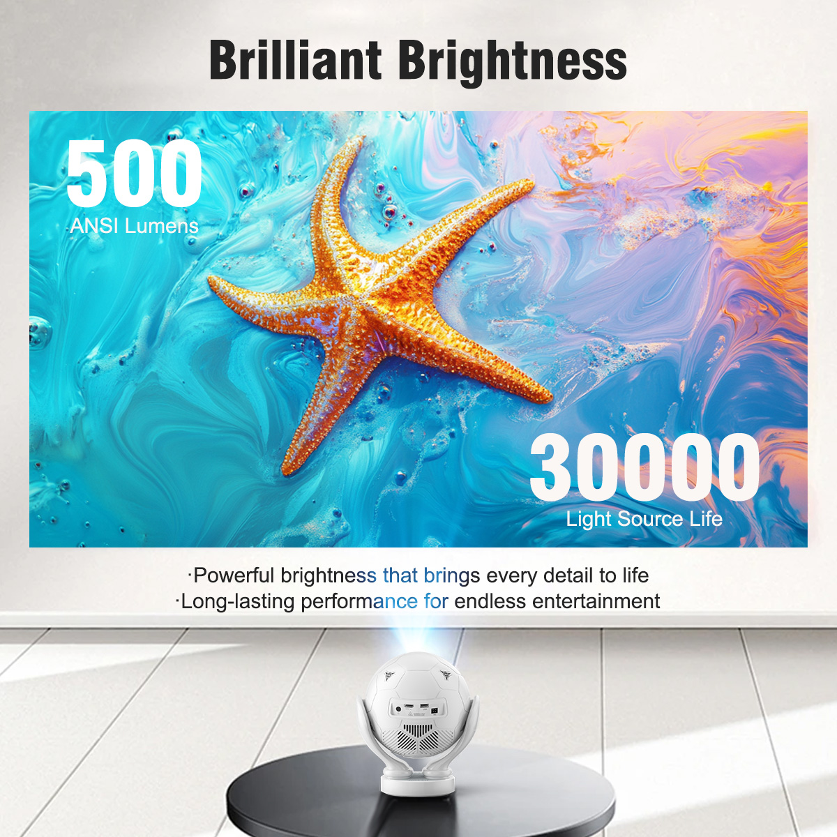 Magcubic Voice Control Project - đánh giá và giá Auto Focus Keystone Correction Projector