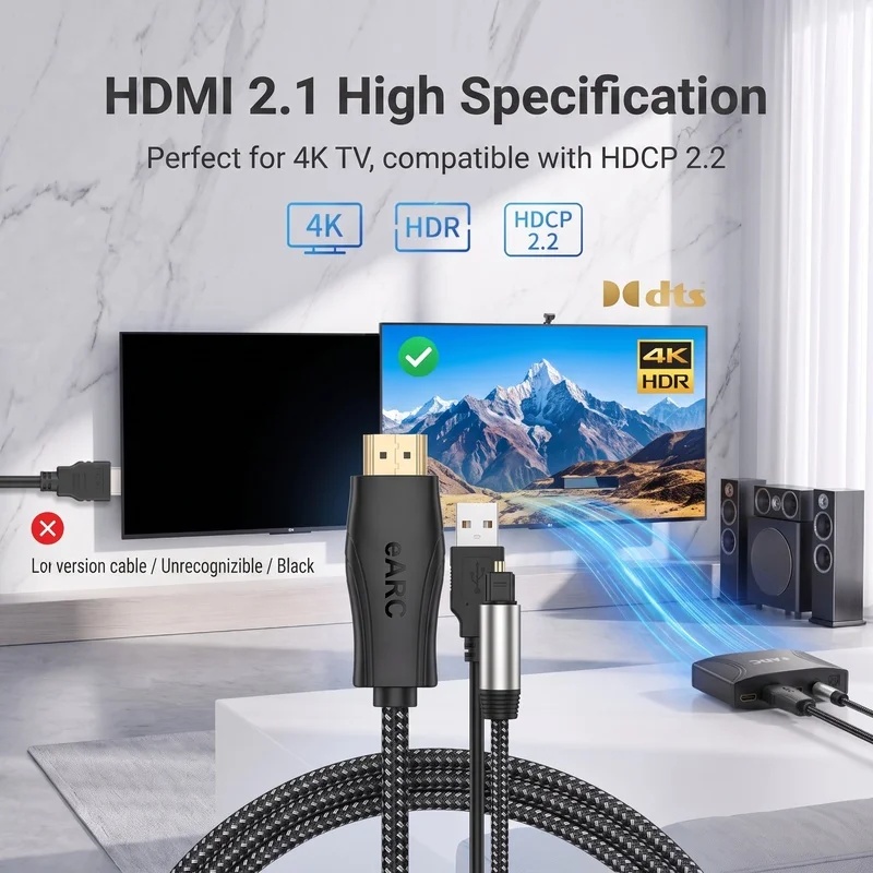 HDMI EARC ARC to Optical SPDIF - đánh giá và giá Optical Audio Hdmi Earc Extractor