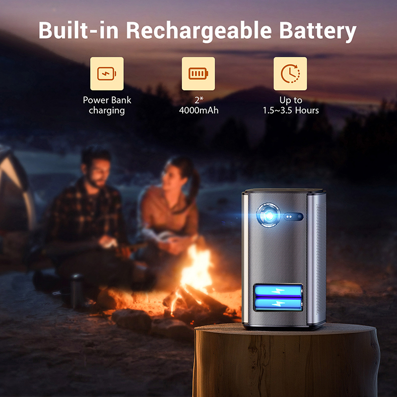 BYINTEK Mini Projector Battery - đánh giá và giá Mini Portable Projector Rechargeable Battery