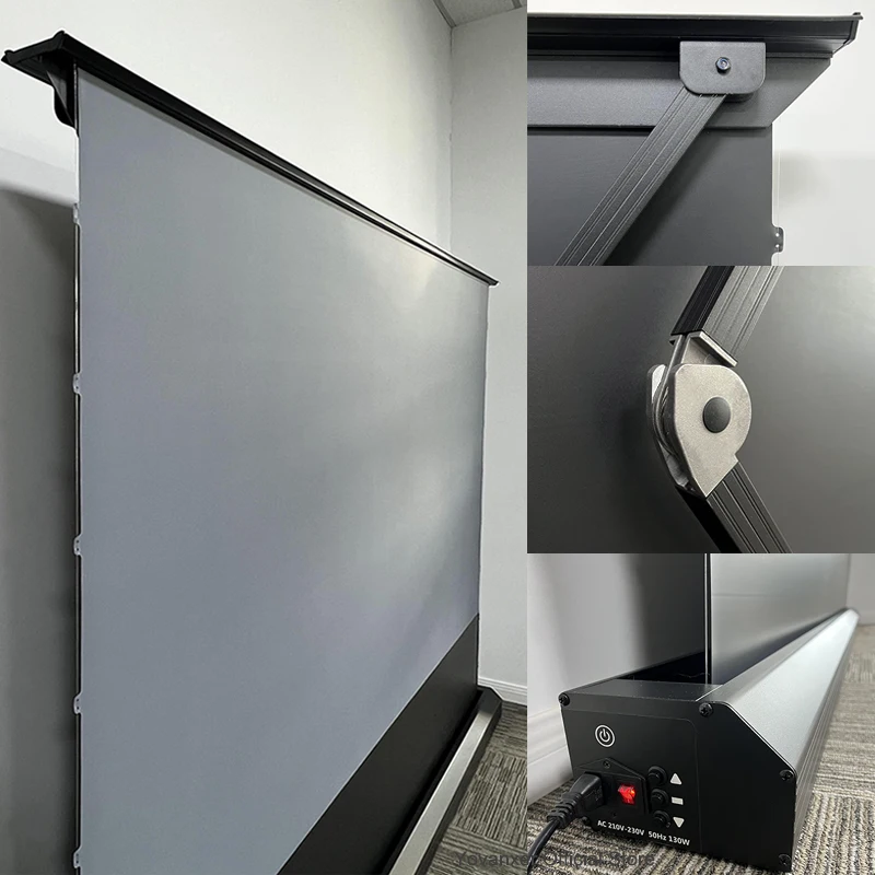 120 Inch Electric Floor Rising - đánh giá và giá Projector Screen 120 Inch Motorized Ambient