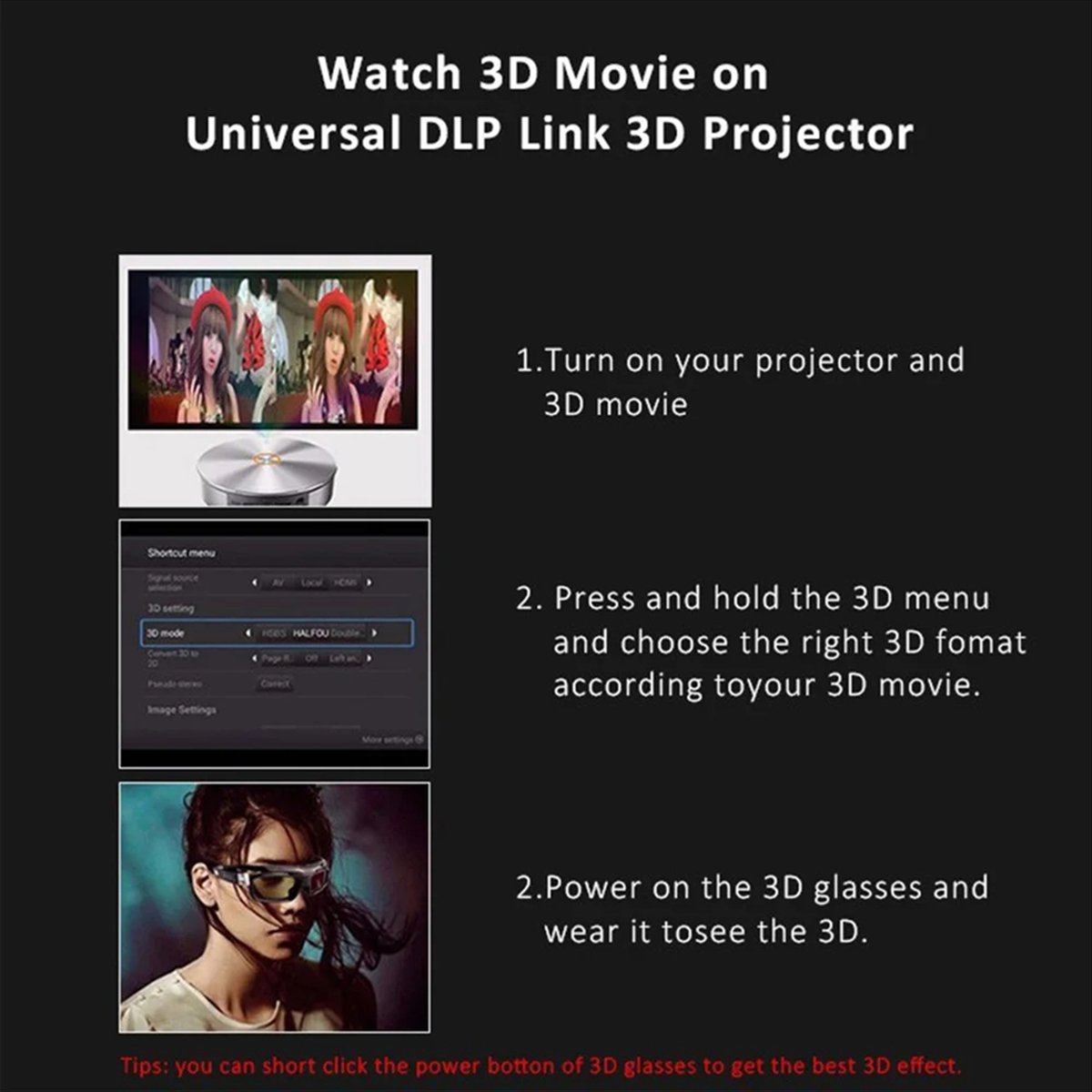 popop For DLP Link Active Shut - đánh giá và giá Active 3D Glasses Dlp Link Projector