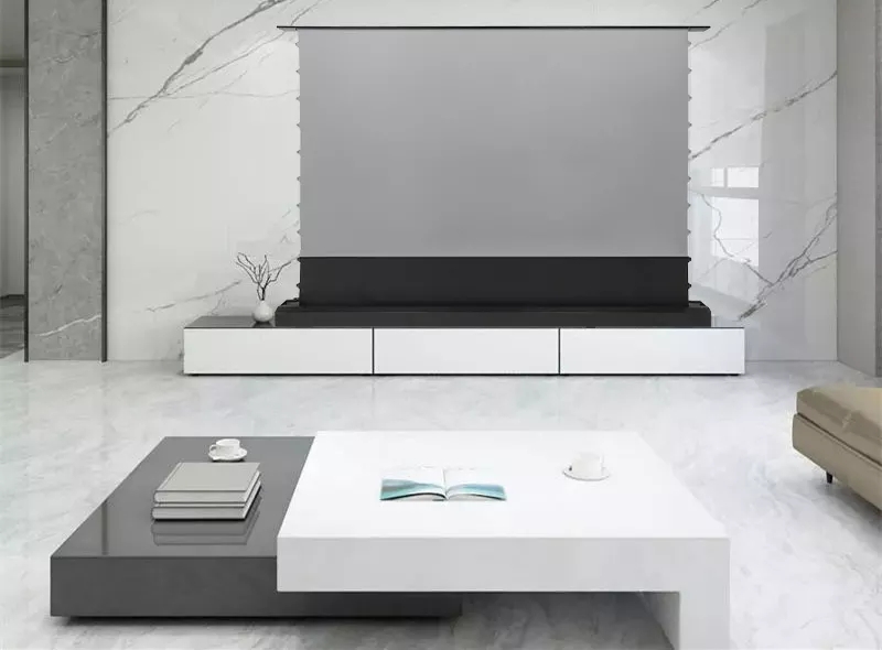 XJK Wholesale Motorized Floor  - đánh giá và giá Ultra Short Throw Laser Projector 4K