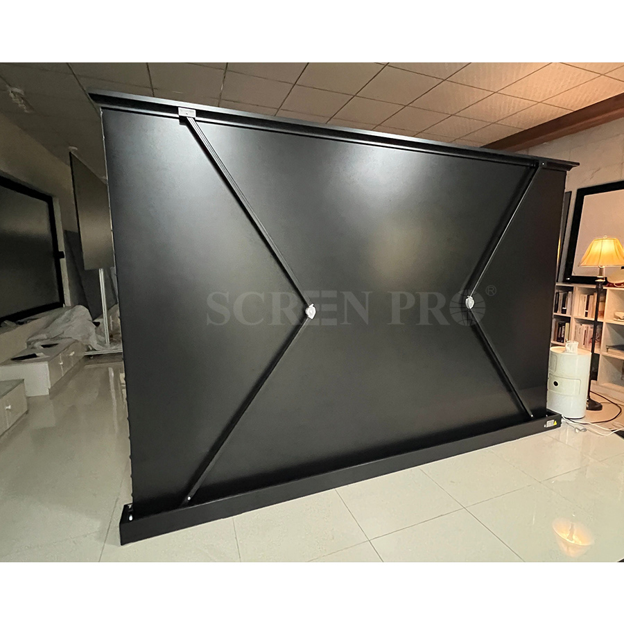 Screen Pro Electric Floor Risi - đánh giá và giá Ultra Short Throw Laser Projector 4K