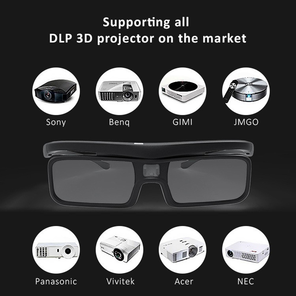 DLP Link Active Shutter 3D Gla - đánh giá và giá Active 3D Glasses Dlp Link Projector