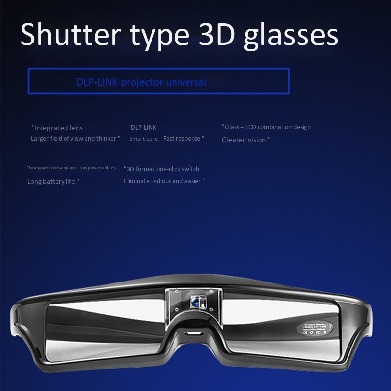 3D Phim Mắt Kính Laser Tivi Má - đánh giá và giá Active 3D Glasses Dlp Link Projector