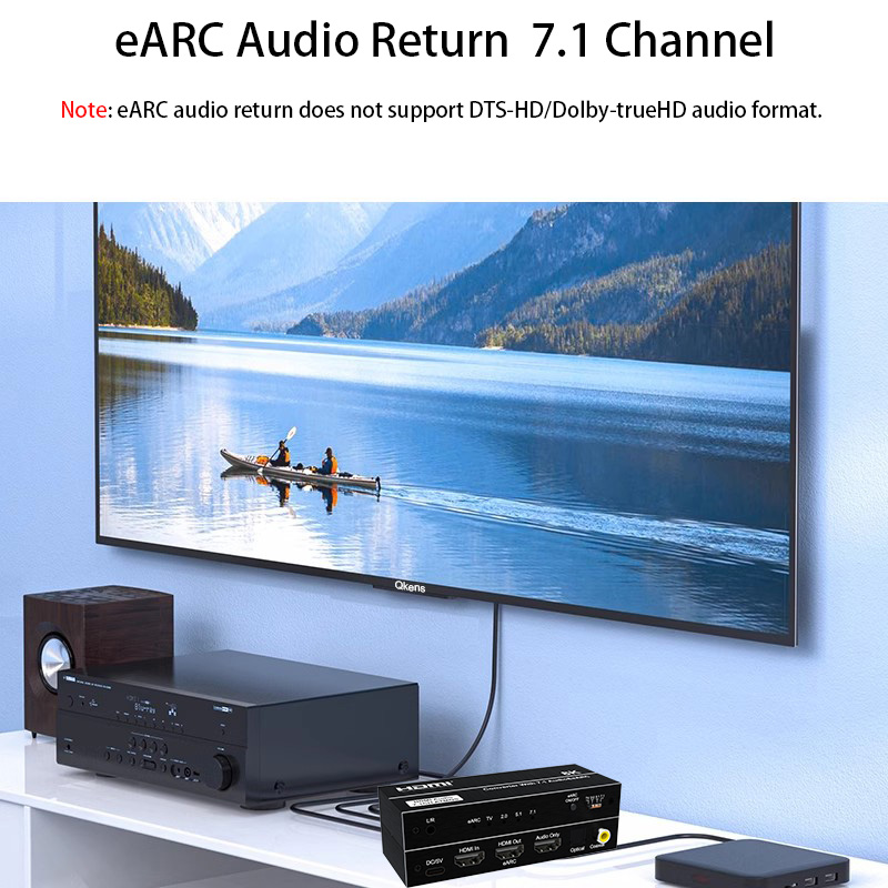 8K HDMI EARC Return Audio Extr - đánh giá và giá Optical Audio Hdmi Earc Extractor