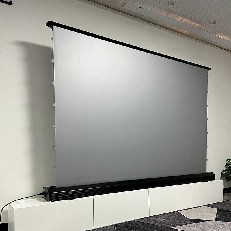 VisualMr Electric Floor Rising - đánh giá và giá Alr Ambient Light Rejecting Projector Screen