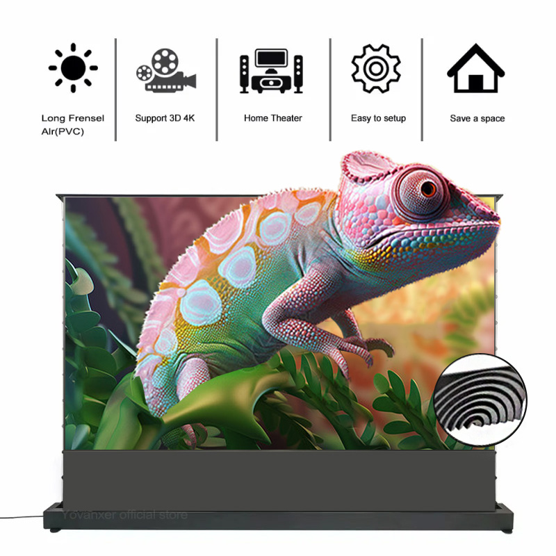 72-120 Inch Motorized Fresnel  - đánh giá và giá Projector Screen 120 Inch Motorized Ambient
