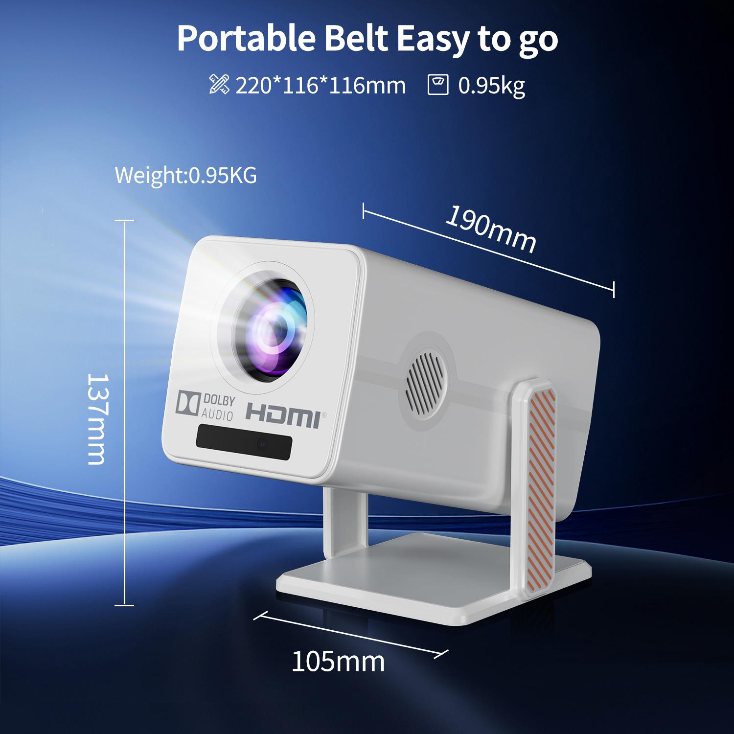 HM103 Smart Android 13 Project - đánh giá và giá Auto Focus Keystone Correction Projector