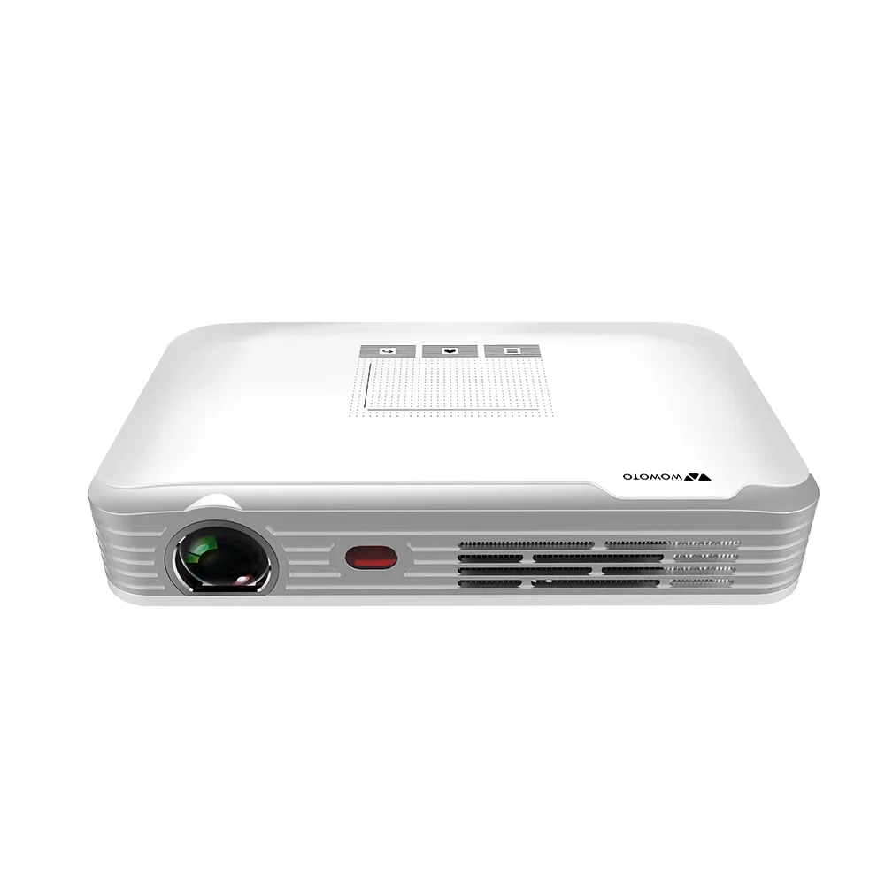 New WOWOTO T9S Max: 450ANSI Lu - đánh giá và giá Mini Portable Projector Rechargeable Battery