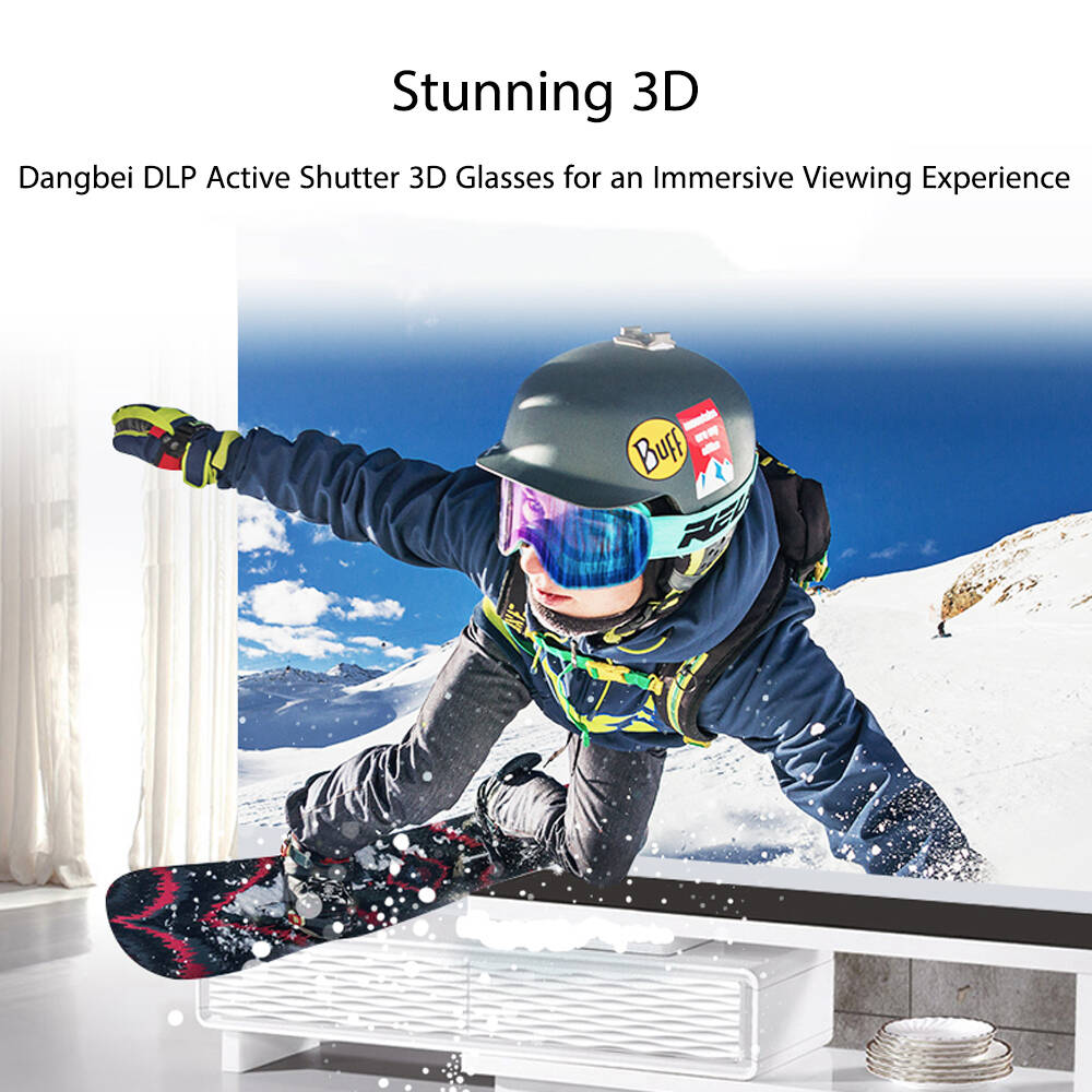 Dangbei Projector Accessories  - đánh giá và giá Active 3D Glasses Dlp Link Projector